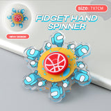 CARTOON ANIME FIDGET SPINNER FINGER GYRO KIDS TOYS