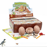 2PCS Educational Dinosaur Fossil Toys Archaeological Dig DIY