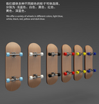 Alloy Pro Bearing Wheels Maple Mini Skateboards Stent Fingerboard Finger Toys