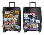 VINTAGE LUGGAGE TRAVEL STICKERS