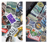 VINTAGE LUGGAGE TRAVEL STICKERS