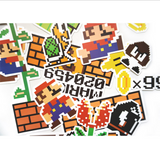 CLASSIC super mario pixel stickers