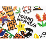 CLASSIC super mario pixel stickers