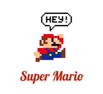 CLASSIC super mario pixel stickers