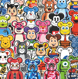 FASHION BEARBRICK SUPREME BAPE STICKERS