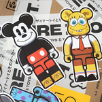 FASHION BEARBRICK SUPREME BAPE STICKERS