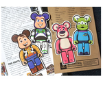 FASHION BEARBRICK SUPREME BAPE STICKERS