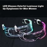 LED light  cyberpunk eyeglasses party toy MULTICOLOR CHANGEABLE