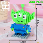 TOY STORYSWOODY PATATO LOTSO ALIEN CARTOON PLASTIC BUILDING BLOCK