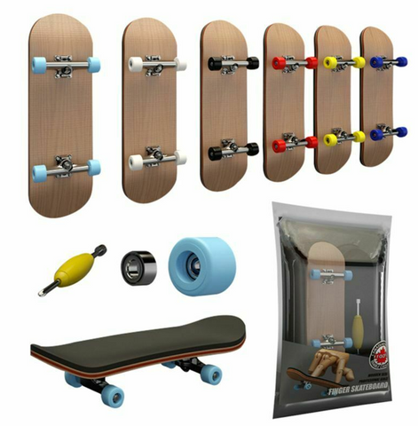 Alloy Pro Bearing Wheels Maple Mini Skateboards Stent Fingerboard Finger Toys