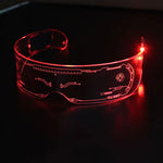 LED light  cyberpunk eyeglasses party toy MULTICOLOR CHANGEABLE