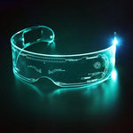 LED light  cyberpunk eyeglasses party toy MULTICOLOR CHANGEABLE